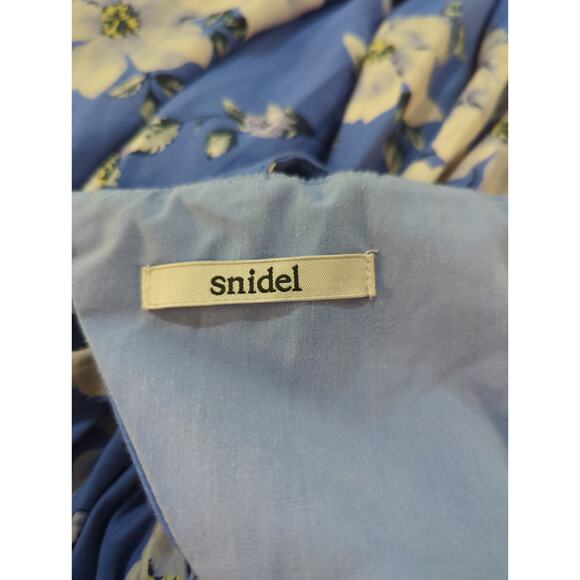 Snidel Blue Floral Mini Dress - Picture 3 of 4